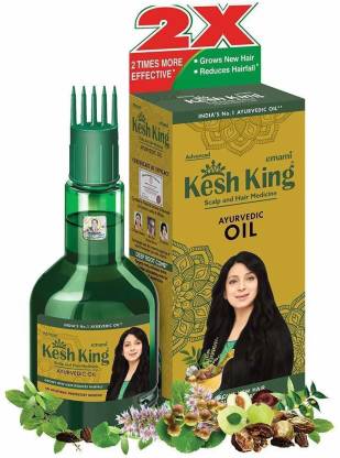 Kesh King Scalp And Hair Medicine Ayurvedic Oil ## Pack Of 2 (100*2) Hair  Oil - Price in India, Buy Kesh King Scalp And Hair Medicine Ayurvedic Oil  ## Pack Of 2 (