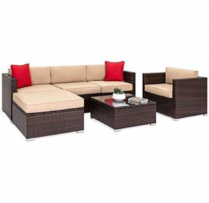 P S Latest 5 Seater Outdoor Furniture Set Fabric 3 1 Brown Sofa In India At Flipkart Com P S Latest 5 Seater Outdoor Furniture, Outdoor Sofa Set India