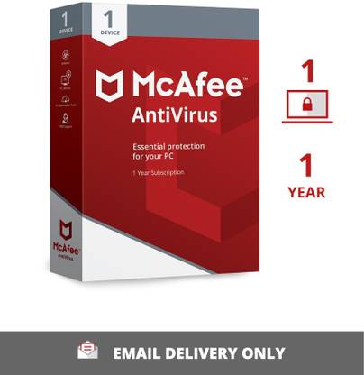 McAfee 1 PC 1 Year Anti-virus (Email Delivery - No CD) Price ...