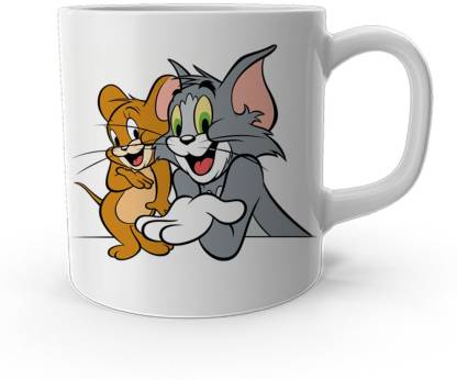 Product GuruJi Tom & Jerry Cartoon White Ceramic Coffee/Tea for Kids.…  Ceramic Coffee Mug Price in India - Buy Product GuruJi Tom & Jerry Cartoon  White Ceramic Coffee/Tea for Kids.… Ceramic Coffee