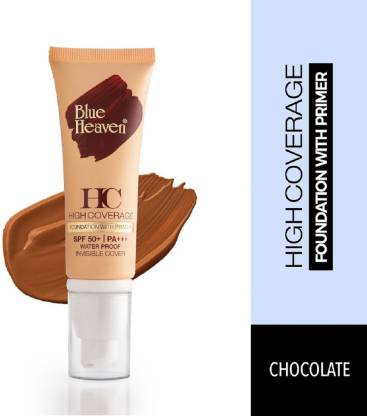 BLUE HEAVEN High Coverage  Foundation  (Chocolate 601, 45 g)