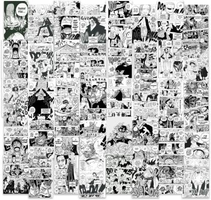 Set of 40 manga pages of onepiece posters anime poster of one piece zoro  poster luffy poster shank wall poster (A4 size) Paper Print - Animation &  Cartoons posters in India -