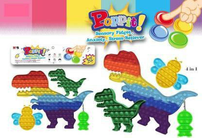 ABITNESS Big Size Jumbo Dinosaur pop it 