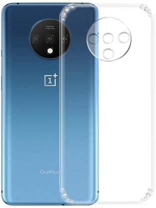 CaseTunnel Back Cover for OnePlus 7T (Transparent , Silicon and Flexible)