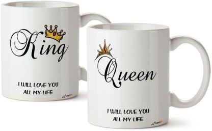 Queen Of F-king Everything Quote 12oz Latte Mug Cup
