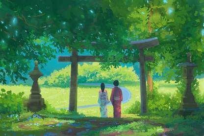 Digital Art Gydw1N Digital Painting Japanese Art Landscape Hd Matte Finish  Poster Paper Print - Animation & Cartoons posters in India - Buy art, film,  design, movie, music, nature and educational paintings/wallpapers