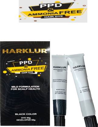 HARKLUR Hair Color Cream With No PPD And Ammonia | Black Hair Dye - Black  Color , Black - Price in India, Buy HARKLUR Hair Color Cream With No PPD  And Ammonia |