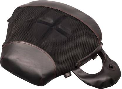 O Air Cushion Black Leather Seat Add On With Suspension Technology Single Bike Cover For Universal In India O Air Cushion Black Leather Seat Add, Bike Leather Seat Cover