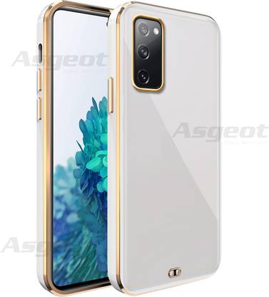 Dgeot Back Cover For Samsung Galaxy S Fe 5g Luxury Clear Square Gold Plating Transparent Case Dgeot Flipkart Com