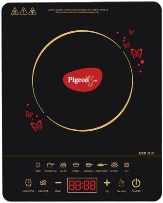 Pigeon Acer plus Induction Cooktop  (Black, Touch Panel)