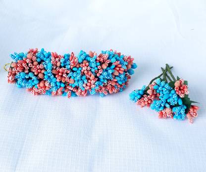 PK Accessories SkyBlue and Peach Veni/Artificial Flower/Hair Accessories/Gajara/Floral Hair Accessory Set Price in India - Buy PK Accessories SkyBlue and Peach Veni/Artificial Flower/Hair Accessories/Gajara/Floral Hair Accessory Set online at PK Accessories SkyBlue and Peach Veni/Artificial Flower/Hair Accessories/Gajara/Floral Hair Accessory Set Price in India - Buy PK Accessories SkyBlue and Peach Veni/Artificial Flower/Hair Accessories/Gajara/Floral Hair Accessory Set online at