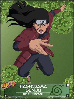 Naruto Shippuden Manga Hashirama Senju 1St Hokage Hokage Matte Finish Poster Paper Print