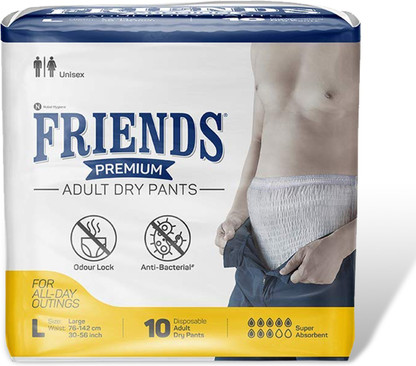 Premium Pull Up Pant Adult Diapers - L 