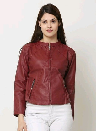 Women Leather Jacket Price in India 
