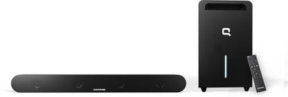 [For IDBI Bank Debit and Credit Card] Compaq Horq Series Wireless subwoofer 200 W Bluetooth Soundbar  (Black, 2.1 Channel)