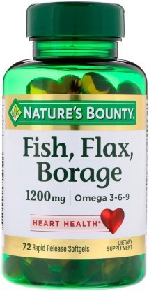 Bounty Fish, Flax, Borage Omega 3 