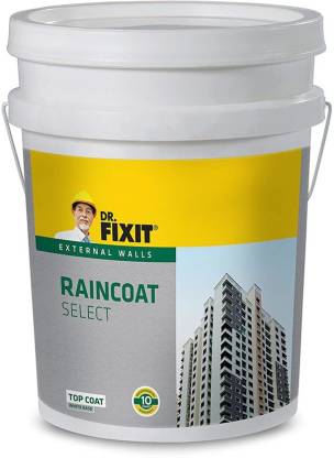 Dr. Fixit RAINCOAT SELECT WHITE External Wall Top Coating 20 Litre ...