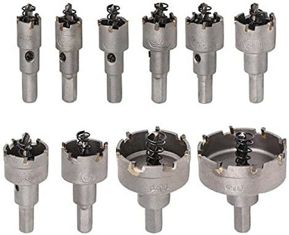 kts12 10pcs 14-50mm TCT Hole Saw Drill 
