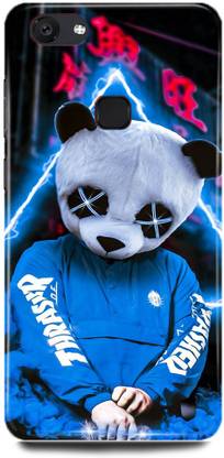 JUGGA Back Cover for Vivo V7, 1718, PANDA, NEON, TRAP, BOY, TEDDY