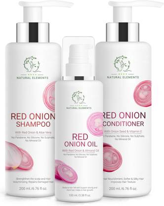 Natural Elements Red Onion Anti Hair Fall Spa Kit For Hair Growth & Hair Fall Control | Damaged Hair, Thicker Hair | Paraben Free Price in India - Buy Natural Elements Red Natural Elements Red Onion Anti Hair Fall Spa Kit For Hair Growth & Hair Fall Control | Damaged Hair, Thicker Hair | Paraben Free Price in India - Buy Natural Elements Red