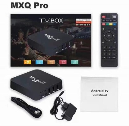 MXQ MXQ PRO 4K Smart BOX Android 10 QUAD Core 64bit WiFi 2GB 16GB MiniPC 