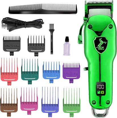 GALLAXY Cordless Electric Trimmer Hair Clipper LCD Cordless Professional Hair  Trimmer Trimmer 120 min Runtime 10 Length Settings Price in India - Buy  GALLAXY Cordless Electric Trimmer Hair Clipper LCD Cordless Professional