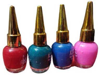 imtion Set Of 4 Nails Polish Fast Drying, Glossy Finish Colour  Red,Green,Blue,Pink Nail - Set Of 4 Nails Polish Fast Drying, Glossy Finish  Colour Red,Green,Blue,Pink Nail . shop for imtion products in