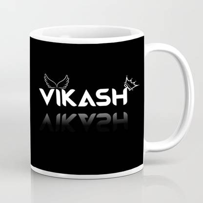 Tanvi VIKASH NAME PRINTED COFFE MUG Ceramic Coffee Mug Price in India - Buy  Tanvi VIKASH NAME PRINTED COFFE MUG Ceramic Coffee Mug online at  Flipkart.com