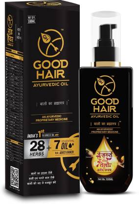 Good Hair Ayurvedic GH_Hair Oil 100 ML (28 Herbs + 7 Essential Oil Ka Abhed Kavach) Hair Oil
