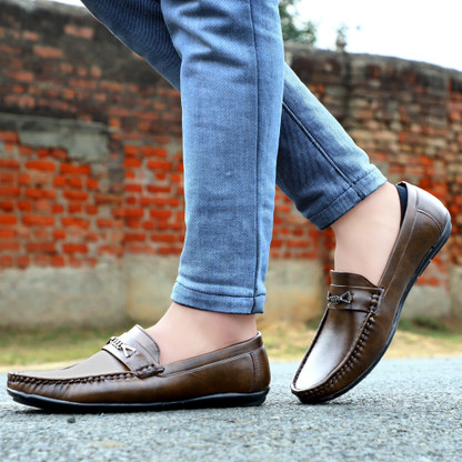 brown casual shoes