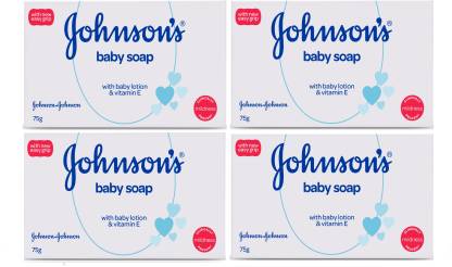 Johnson’s Baby soap enriched with vitamin E  (4 x 75 g)