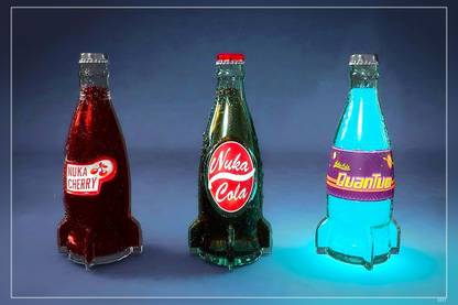 Fallout Nuka Cola Nuka Cherry Quantum Bottles Video Game ...