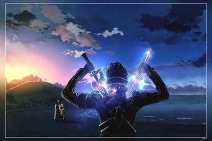 Sword Art Online -A Japanese Anime Series Matte Finish Poster Paper Print -  Art & Paintings posters in India - Buy art, film, design, movie, music,  nature and educational paintings/wallpapers at 