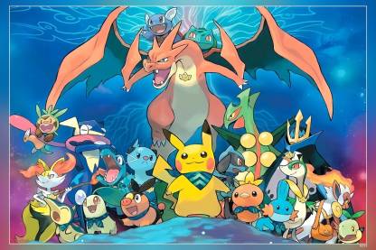 Pokémon - Anime Series Matte Finish Poster Paper Print - Animation &  Cartoons posters in India - Buy art, film, design, movie, music, nature and  educational paintings/wallpapers at 