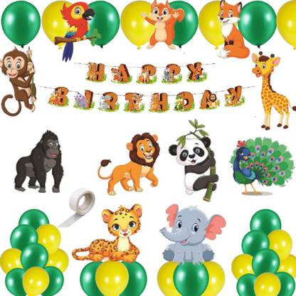 FLICK IN Jungle Theme Birthday Party Decorations Safari Animals Cutouts Wild Theme Party Price in India - Buy FLICK IN Jungle Theme Birthday Party Decorations Safari Animals Cutouts Wild Theme Party online FLICK IN Jungle Theme Birthday Party Decorations Safari Animals Cutouts Wild Theme Party Price in India - Buy FLICK IN Jungle Theme Birthday Party Decorations Safari Animals Cutouts Wild Theme Party online