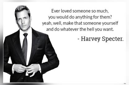 Harvey Specter Quotes Matte Finish Poster Paper Print - Personalities  posters in India - Buy art, film, design, movie, music, nature and  educational paintings/wallpapers at 