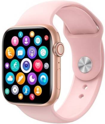 Pink colour smart watch clearance