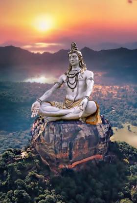 300GSM Thickness Paper Colorful Lord Shiva Wall Poster For Home, Room,  Study Room & office Decor - Multicolour, Size 13 Inch X 19 Inch 3D Poster -  Religious posters in India -