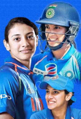 300GSM Thickness Paper Colorful Smriti Mandhana Wall Poster For Home, Room,  Study Room & office Decor - Multicolour, Size 13 Inch X 19 Inch 3D Poster -  Personalities posters in India -