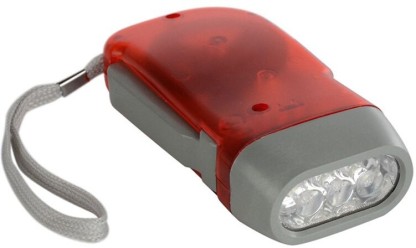 Hand Pressing  LED Crank Power Dynamo Wind Up Flashlight Torch Night Lamp Light