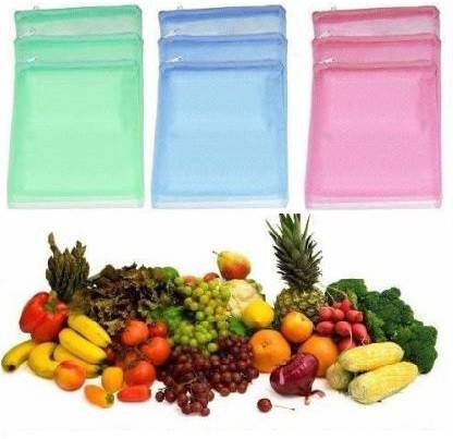 Gabbar Storage Bags High quality multi-coloured bags Pack of 9 Grocery Bags