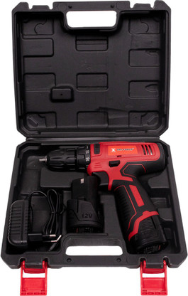 Xtra Power Cordless 12v Drill Red and 