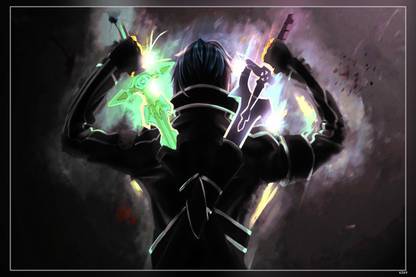 Sword Art Online -A Japanese Anime Series Matte Finish Poster Paper Print - Animation & Cartoons posters in India - Buy art, film, design, movie, music, nature and educational paintings/wallpapers at Sword Art Online -A Japanese Anime Series Matte Finish Poster Paper Print - Animation & Cartoons posters in India - Buy art, film, design, movie, music, nature and educational paintings/wallpapers at