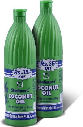 shalimar's Coconut Oil Sleek 500ml *2 Hair Oil - Price in India, Buy shalimar's  Coconut Oil Sleek 500ml *2 Hair Oil Online In India, Reviews, Ratings &  Features 