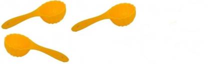 ZILLTOYIN Prasad Vitran Spoon Mould Press for Modak Maker Plastic Serving Spoon Set Plastic Dessert Spoon Set