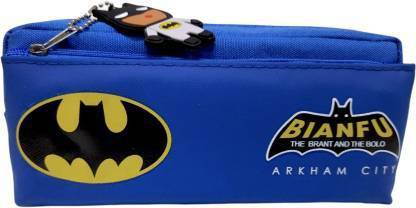 Flipkart Com Raregear Superheroes Batman Blue Colors Fancy High Quality Pencil Pouch With Giant Zip Canvas 2 Zipper Pouch Multipurpose Batman Print Pouch Bag For School Stationary Art Canvas Pencil Box Pouch