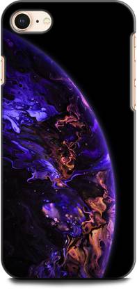 KEYCENT Back Cover for APPLE iPhone 7 PLANET, TRIANGLES, SPACE, STARS, UNIVERSE, GALAXY, BLUE