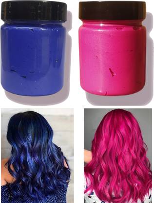 Gfsu Pink White Temporary Hair Color Wax Washable Instant Hair Colour White Blue Price In India Buy Gfsu Pink White Temporary Hair Color Wax Washable Instant Hair Colour White Blue Online