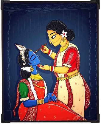 FURNATO Home Decor | UV Coated MDF Maa Parvati & Maa Kali Picture Painting  Digital Reprint 15 inch x 12 inch Painting Price in India - Buy FURNATO  Home Decor | UV