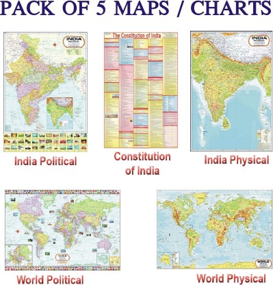 India, World Maps ( Political & Physical ) & Constitution Of India ...